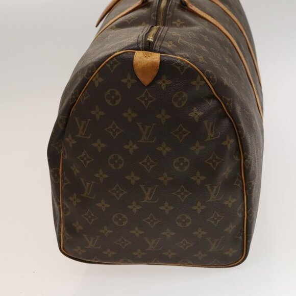 LOUIS VUITTON Monogram Keepall 55 Boston Bag M41424 LV Auth 132666 - Picture 4 of 16